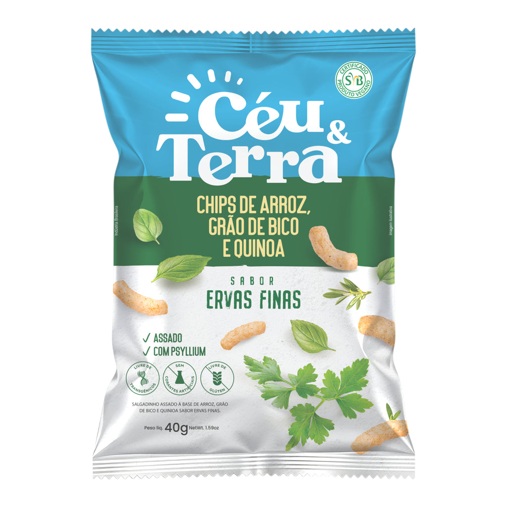 Chips de Arroz Ervas Finas